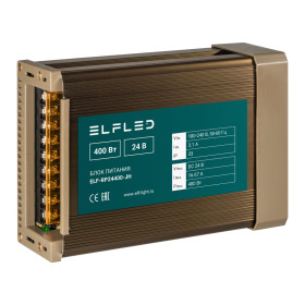 Блок питания уличный дождезащитный ELF, 24В, 400Вт