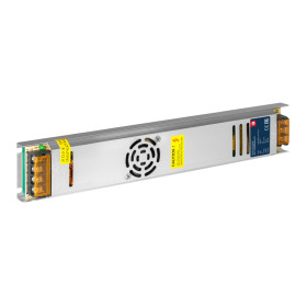 Блок питания интерьерный ELF, 12В, 300Вт, ультратонкий металлический перфорированный корпус с кулером