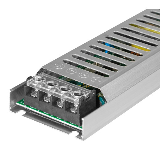 Блок питания интерьерный ELF, 24В, 150Вт, ультратонкий металлический перфорированный корпус
