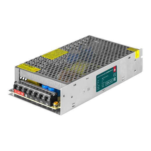 Блок питания интерьерный ELF, 24В, 200Вт, компактный металлический перфорированный корпус (JH)