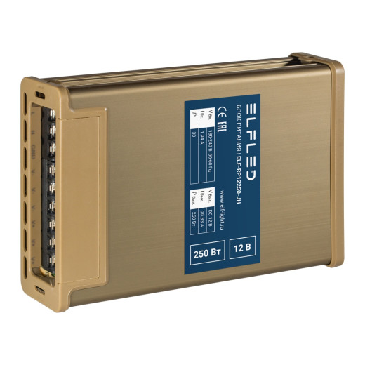 Блок питания уличный дождезащитный ELF, 12В, 250Вт