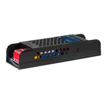 Блок питания интерьерный ELF, 12В, 100Вт, плоский металлический перфорированный корпус (черный)