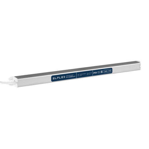 Блок питания интерьерный ELF, 12В, 48Вт, узкий, металлический