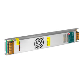 Блок питания интерьерный ELF, 24В, 300Вт, ультратонкий металлический перфорированный корпус с кулером