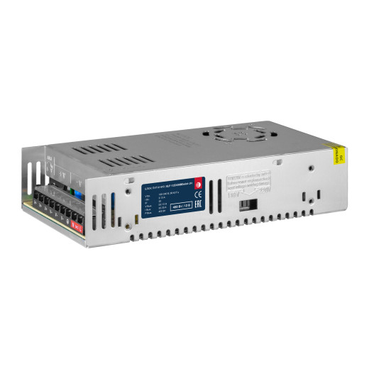 Блок питания интерьерный ELF, 12В, 400Вт, компактный металлический перфорированный корпус, кулер (JH)