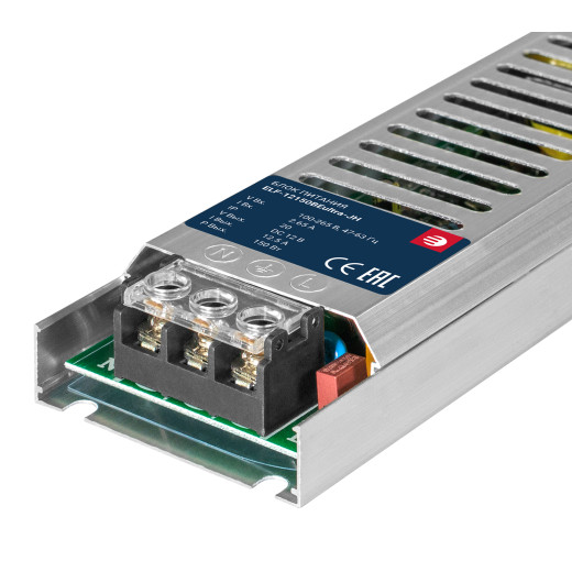 Блок питания интерьерный ELF, 12В, 150Вт, ультратонкий металлический перфорированный корпус