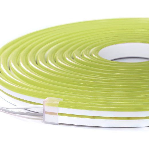 NeonLine ELF PVC интерьерный, боковой изгиб, 12В, IP20, 8мм, 1м, кратность реза  1см, лимонно-желтый