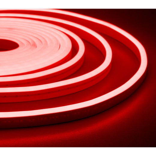 NeonLine ELFLED PVC интерьерный, боковой изгиб, 24В, IP20, 6мм, 1м, кратность реза 1см, красный
