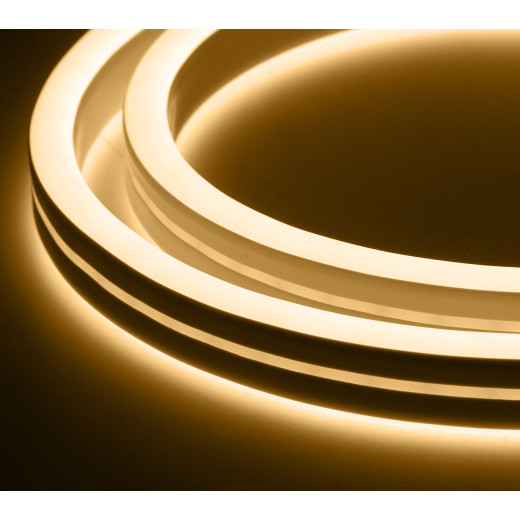 NeonLine ELFLED PVC интерьер, двусторонний, бок.изгиб, 24В, IP20, 8мм, 1м, крат.реза 1см, белый тепл