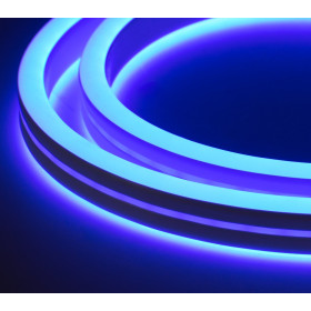 NeonLine ELFLED PVC интерьер, двусторонний, бок.изгиб, 24В, IP20, 8мм, 1м, крат.реза 1см, синий