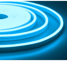 NeonLine ELF PVC интерьерный, боковой изгиб, 12В, IP20, 6мм, 1м, кратность реза  1см, голубой