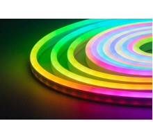 NeonLine ELF интерьерный, боковой изгиб, 12В, IP20,  6мм, 5м, RGB управляемый (IC WS2811)