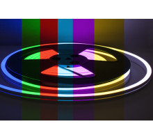 NeonLine ELF, боковой изгиб, 12В, IP68, 11мм, 5м, RGB