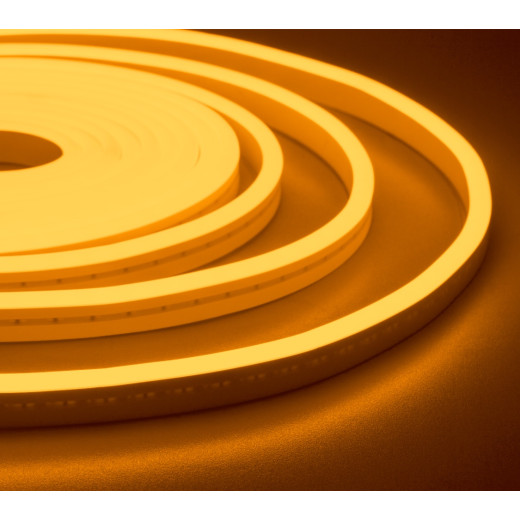 NeonLine ELF PVC интерьерный, боковой изгиб, 12В, IP20, 6мм, 1м, кратность реза  1см, оранжевый