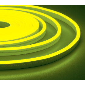 NeonLine ELF PVC интерьерный, боковой изгиб, 12В, IP20, 6мм, 1м, кратность реза  1см, лимонно-желтый