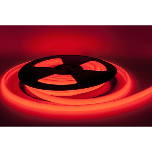 NeonLine ELF, фронтальный изгиб, 12В, IP68, 14мм, 10м, оранжевый