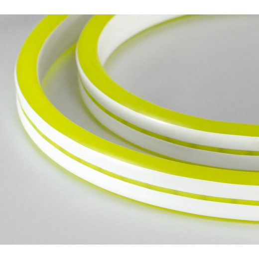 NeonLine ELFLED PVC интерьер, двусторонний, бок.изгиб, 12В, IP20, 8мм, 1м, крат.реза 1см, лим.-желт
