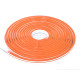 NeonLine ELF PVC интерьерный, боковой изгиб, 12В, IP20, 8мм, 1м, кратность реза  1см, оранжевый