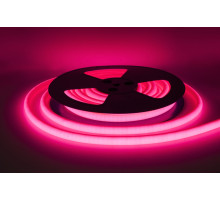 NeonLine ELF, фронтальный изгиб, 12В, IP68, 14мм, 10м, пурпурный