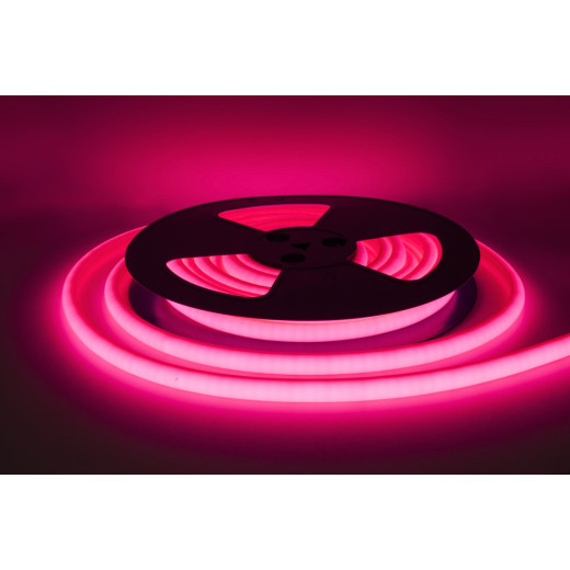 NeonLine ELF, фронтальный изгиб, 12В, IP68, 14мм, 10м, пурпурный
