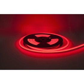 NeonLine ELF, боковой изгиб, 12В, IP68,  8мм, 5м, красный