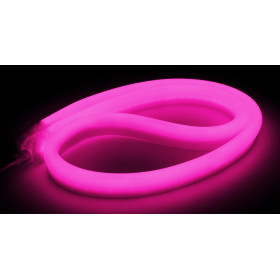 NeonLine ELF, боковой изгиб, 12В, IP68, 11мм, 5м, розовый