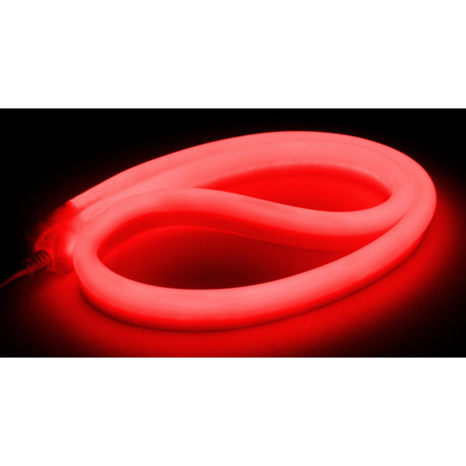 NeonLine ELF, боковой изгиб, 12В, IP68, 11мм, 5м, красный