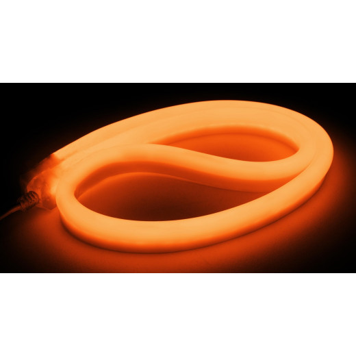 NeonLine ELF, боковой изгиб, 12В, IP68, 11мм, 5м, оранжевый