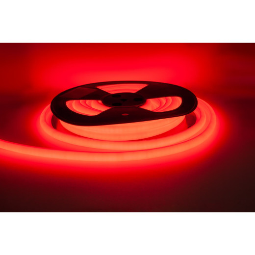 NeonLine ELF, фронтальный изгиб, 12В, IP68, 14мм, 10м, красный