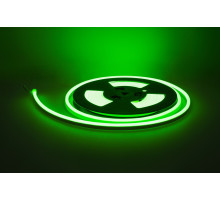 NeonLine ELF, боковой изгиб, 12В, IP68,  8мм, 5м, зеленый