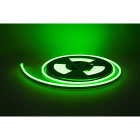 NeonLine ELF, боковой изгиб, 12В, IP68,  8мм, 5м, зеленый