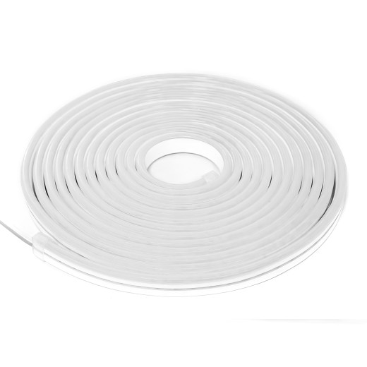 NeonLine ELF PVC интерьерный, боковой изгиб, 12В, IP20, 8мм, 1м, кратность реза  1см, белый