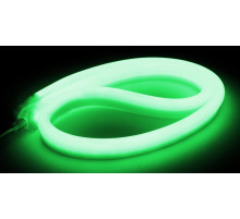 NeonLine ELF, боковой изгиб, 12В, IP68, 11мм, 5м, зеленый