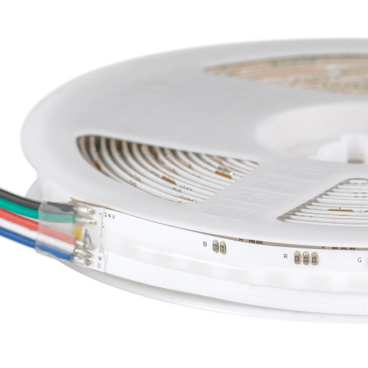Лента светодиодная ELFLED 560COB диодов, 24В, 5м, ширина 12мм, RGBW