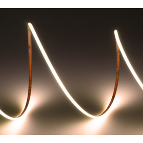 Лента светодиодная ELFLED 480COB диодов, 24В, 5м, ширина 3мм, белый теплый 2800-3300К