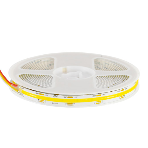 Лента светодиодная ELFLED 608COB диодов, 24В, 5м, ширина 10мм, ССТ