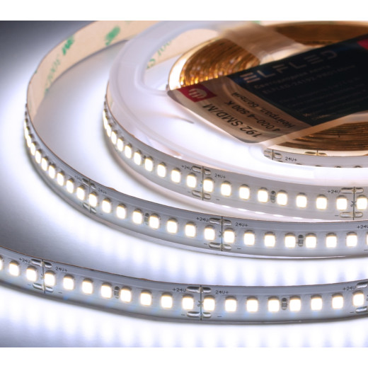 Лента светодиодная ELFLED PRO140, 192/м (2835), 24В, 18Вт/м, 5м, белый 6500-7000К