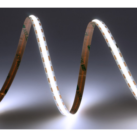 Лента светодиодная ELFLED 600COB диодов, 24В, 5м, ширина 8мм, белый 6500-7000К