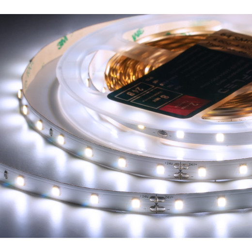 Лента светодиодная ELFLED PRO140, 64/м (2835), 24В, 6Вт/м, 5м, белый 6500-7000К