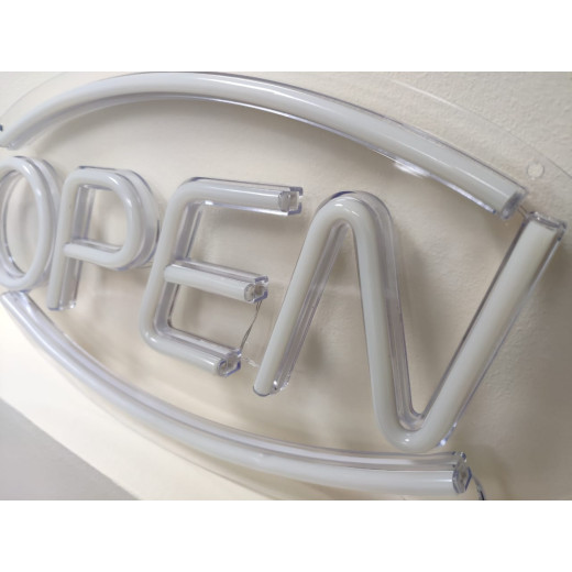 Неоновая вывеска OPEN