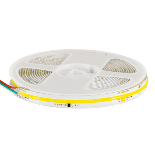 Лента светодиодная ELFLED 480COB диодов, 24В, 5м, ширина 10мм, белый+IC (WS2811)