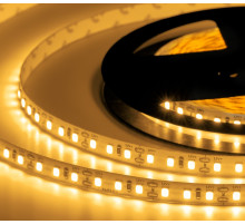 Лента светодиодная ELF 600SMD диодов (2835), 12В, 5м без пайки, белый теплый 2800-3300К