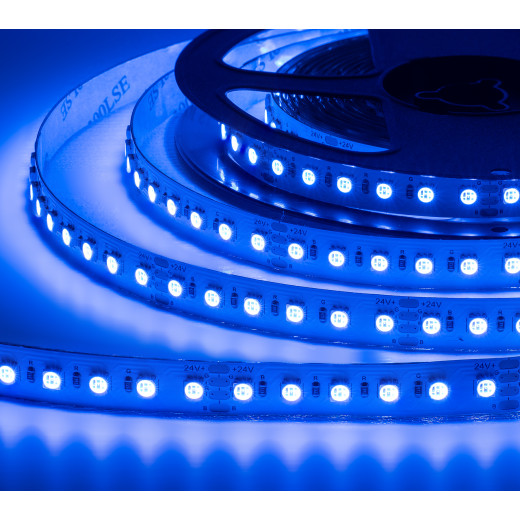 Лента светодиодная 600SMD диодов (3535) тип В, 24В, 5м, RGB