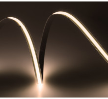 Лента светодиодная ELFLED 528COB диодов, 24В, 5м, ширина 8мм, свободный рез, белый теплый 2800-3300К