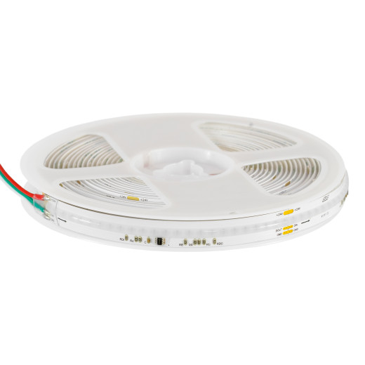 Лента светодиодная ELFLED 720COB диодов, 24В, 5м, ширина 10мм, RGB+IC (WS2811)