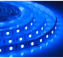 Лента светодиодная 300SMD диодов (5050) тип В, 12В, 5м, RGB