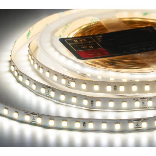 Лента светодиодная ELFLED PRO140, 128/м (2835), 24В, 12Вт/м, 5м, белый нейтральный 4000-4500К