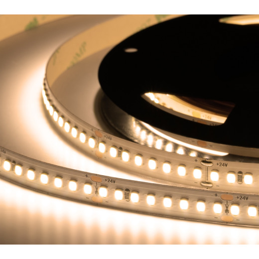 Лента светодиодная ELF 960SMD диодов (2835), 36В, 5м, ЭКСТРА, белый теплый 2800-3300К