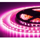 Лента светодиодная ELF, 480SMD (2835), 12В, 120град, 5м, розовая