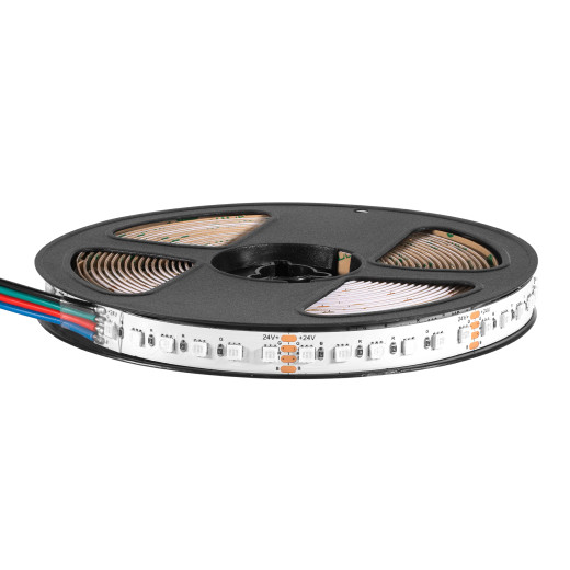 Лента светодиодная 600SMD диодов (3535) тип В, 24В, 5м, RGB